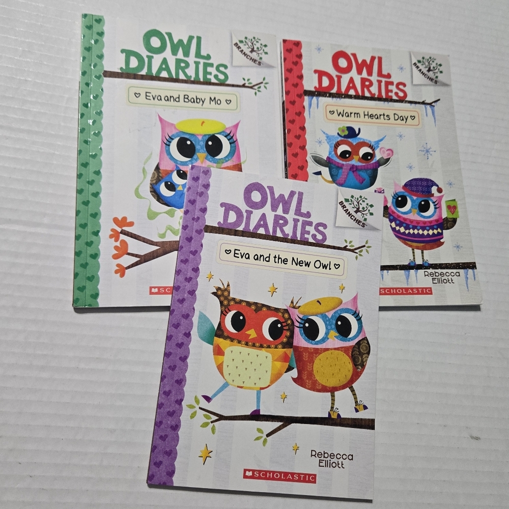Owl Diaries Books, Set of 3